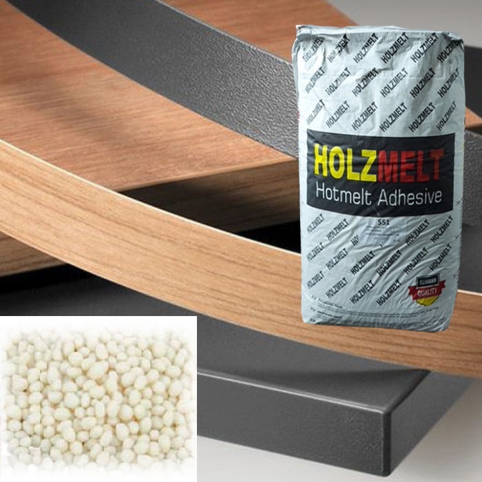 Adeziv Hot-Melt Granulat Alb/Palet 625kg - Adeziv Granulat Alb pentru Masini de Aplicat Cant – Lipire Profesionala pentru PAL si MDF